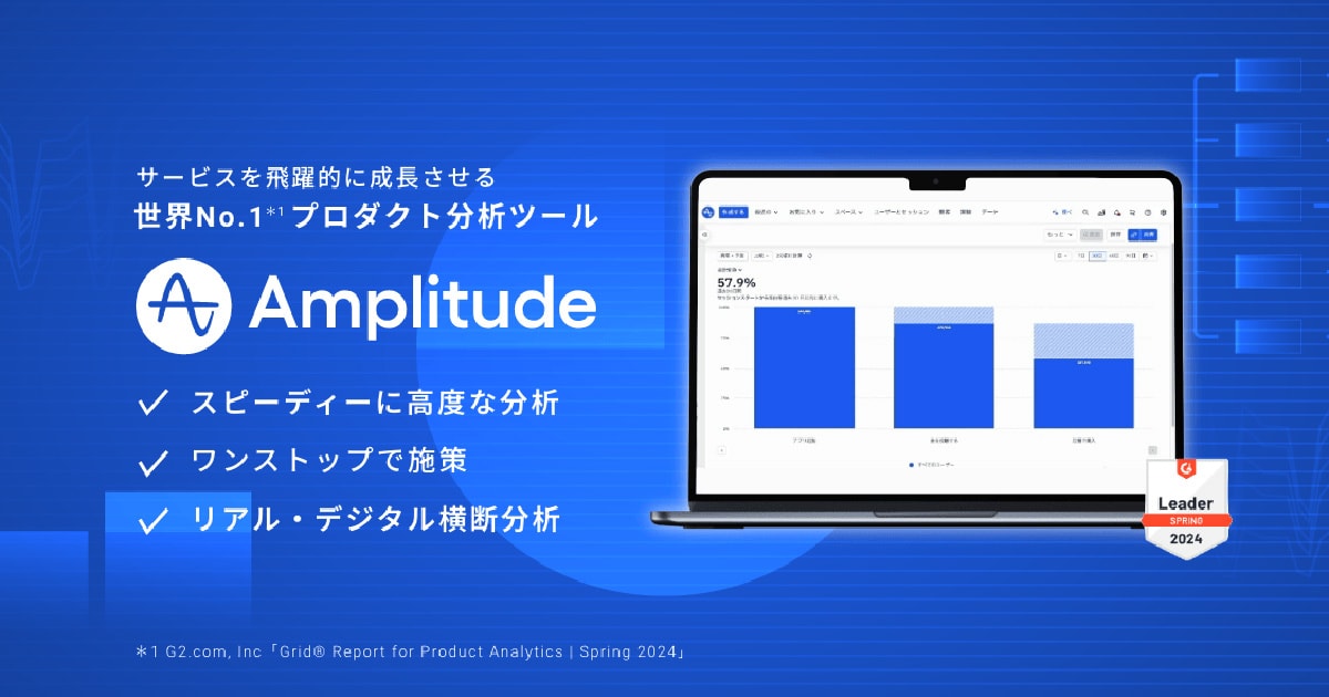 Amplitude(アンプリチュード)｜世界No.1プロダクト分析ツール｜グロースマーケティング公式｜Growth Marketing