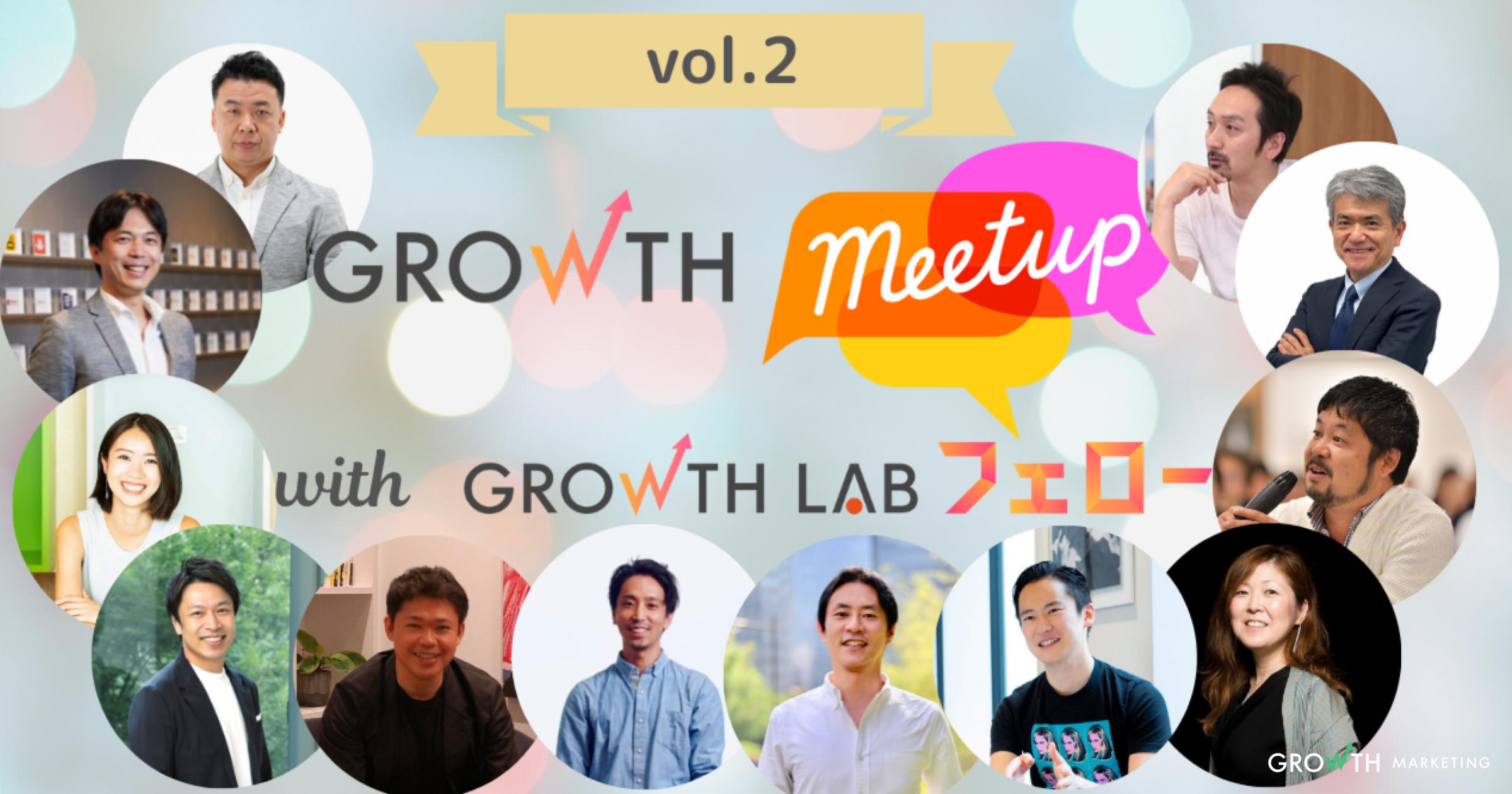 【Growth Meetup】#2 本編「グロースマーケティング実践のコツとは？」