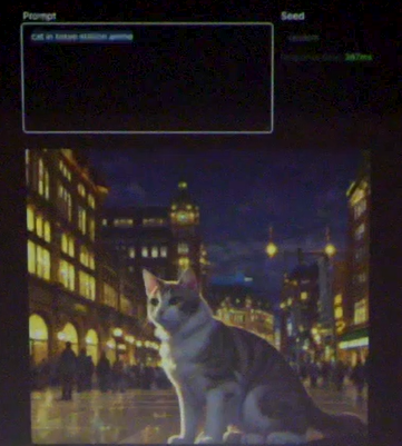 cat in tokyo station anime