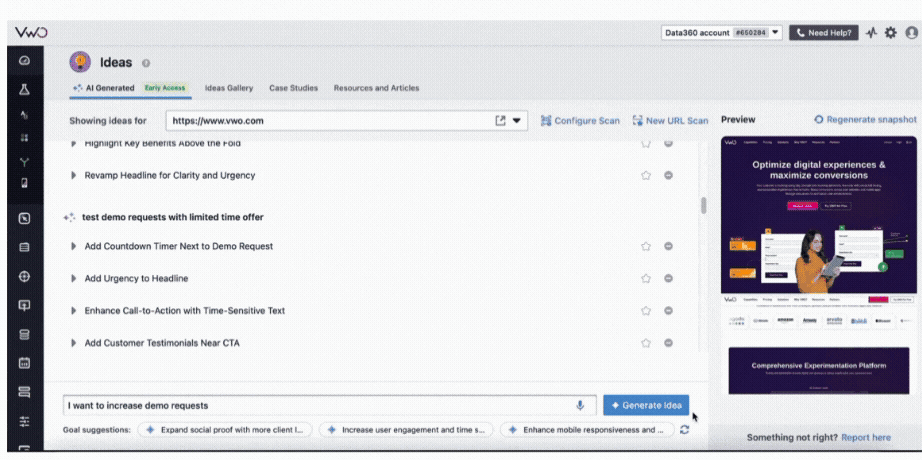 VWO Copilot AI機能