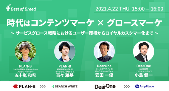 時代はコンテンツマーケ×グロースマーケ 〜サービスグロース戦略におけるユーザー獲得からロイヤルカスタマー化まで〜