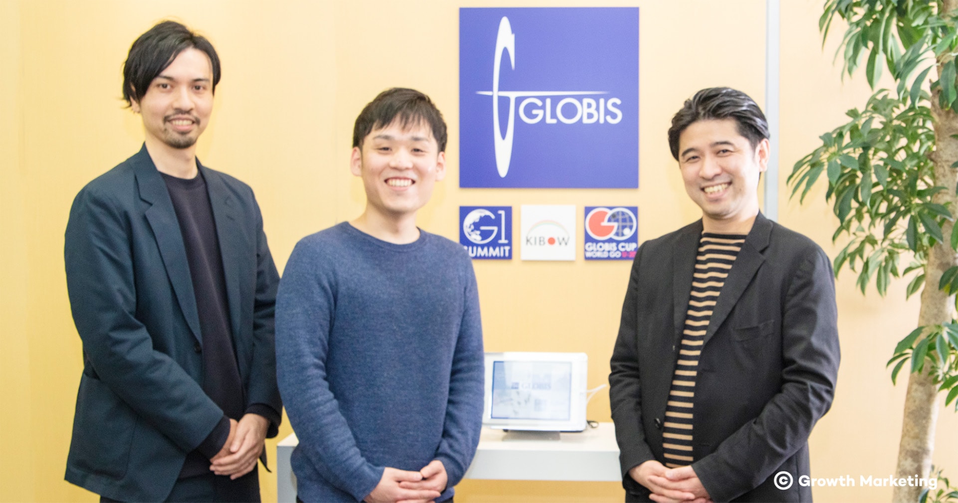 グロービス神崎様と功刀様、DearOneカスタマーサクセス小島