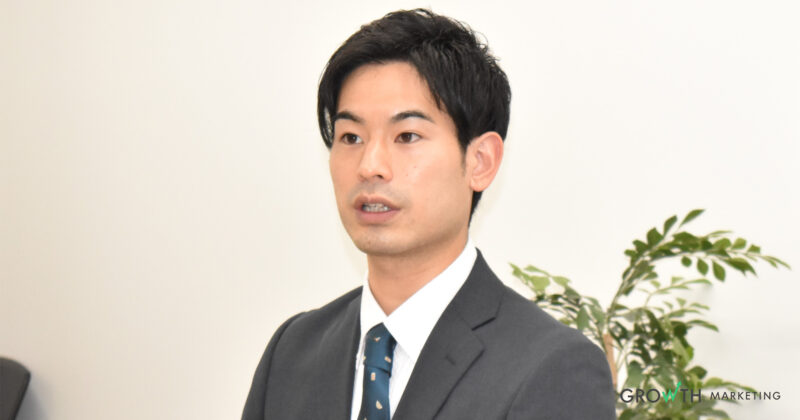 インタビュー取材中の株式会社東京ドーム　伊藤様