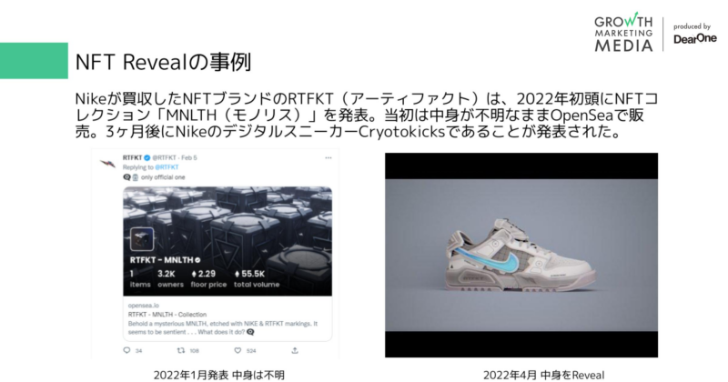NFT Revealの事例