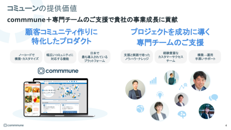 コミューンの提供価値