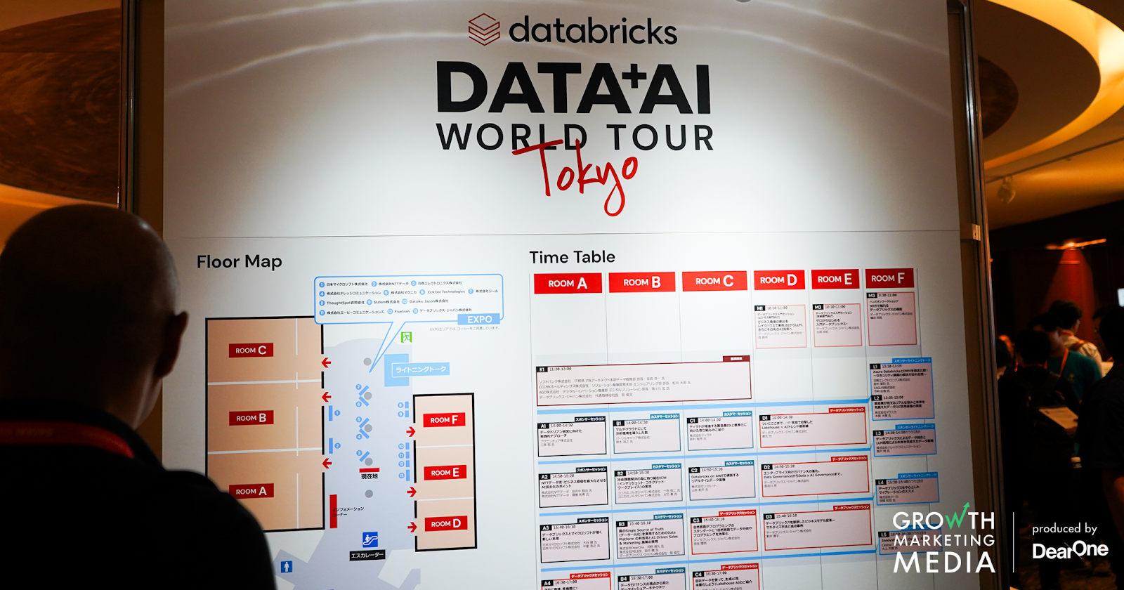 Data + AI ワールドツアー東京　タイムテーブル