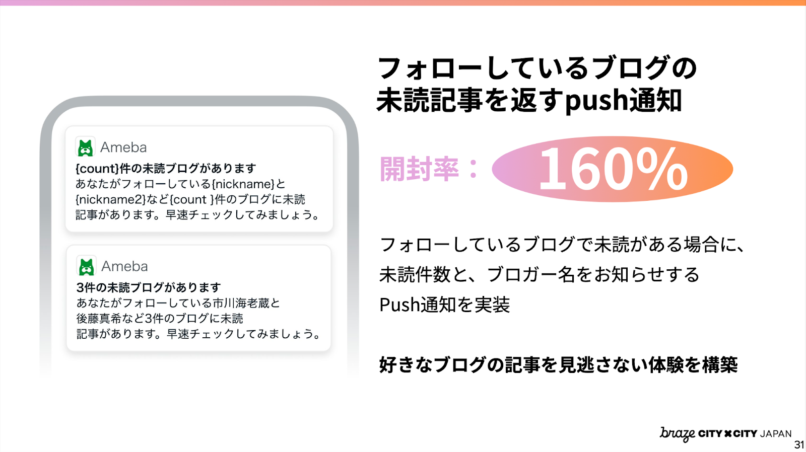 フォローしているブログの未読記事を返すpush通知