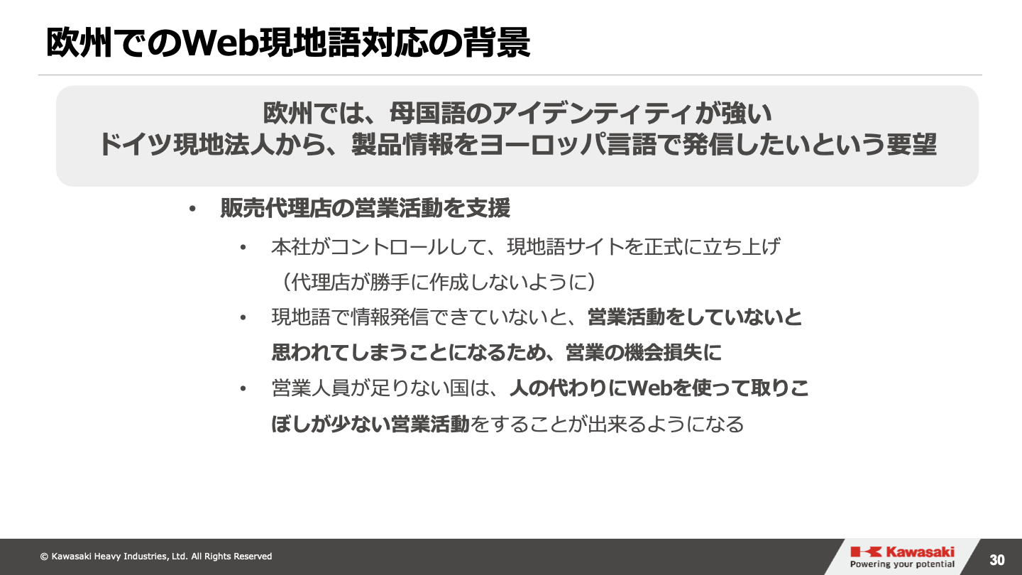 欧州でのWeb現地語対応の背景