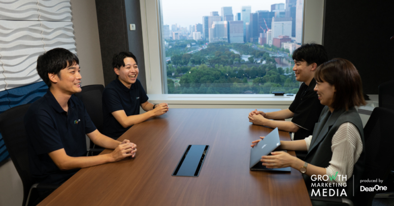 左から、TFS 豊田様、田中様と、DearOne齊藤、神津