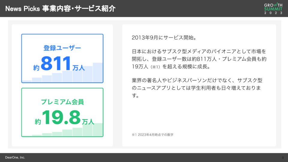 News Picks 事業内容・サービス紹介2