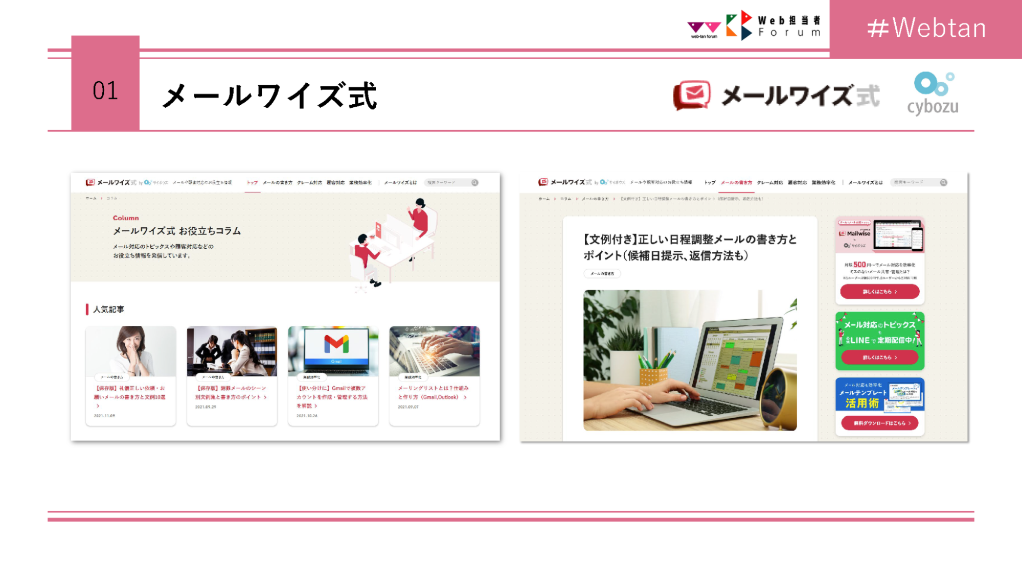 メールワイズ式