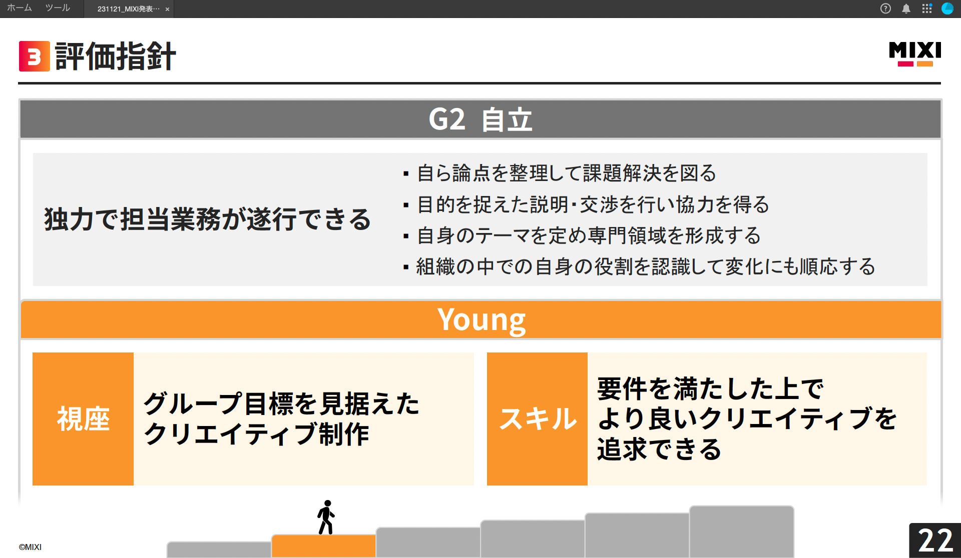 評価指針（G2）