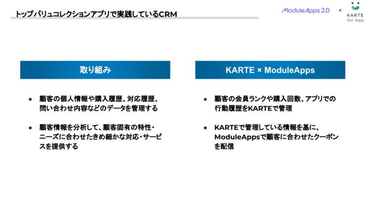 トップバリュコレクションアプリで実践しているCRM