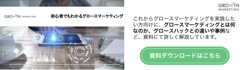 初心者でもわかるグロースマーケティング

https://growth-marketing.jp/wp/wp_whitepaper001/