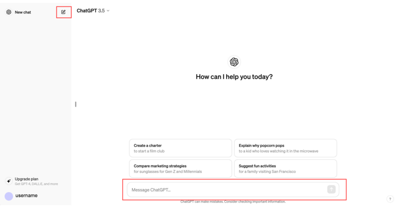 Chat GPT画面ショット