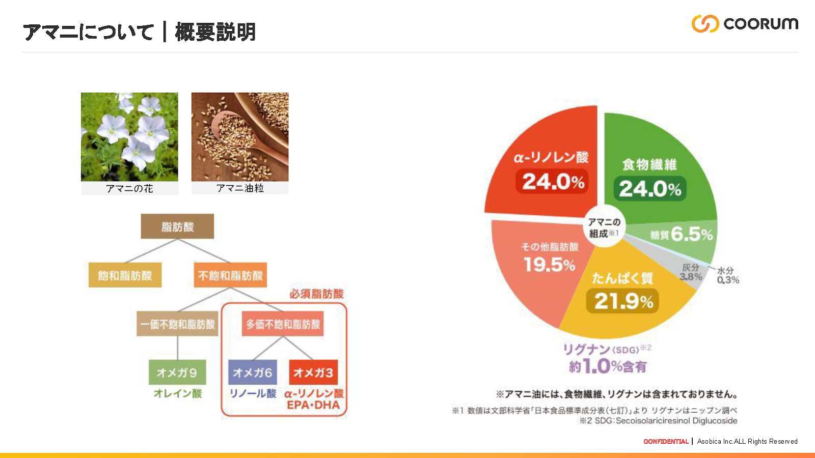 アマニについて｜概要説明