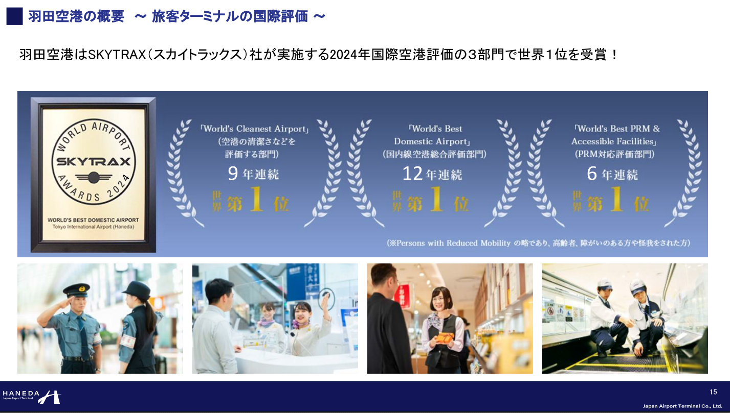 羽田空港の概要 旅客ターミナルの国際評価