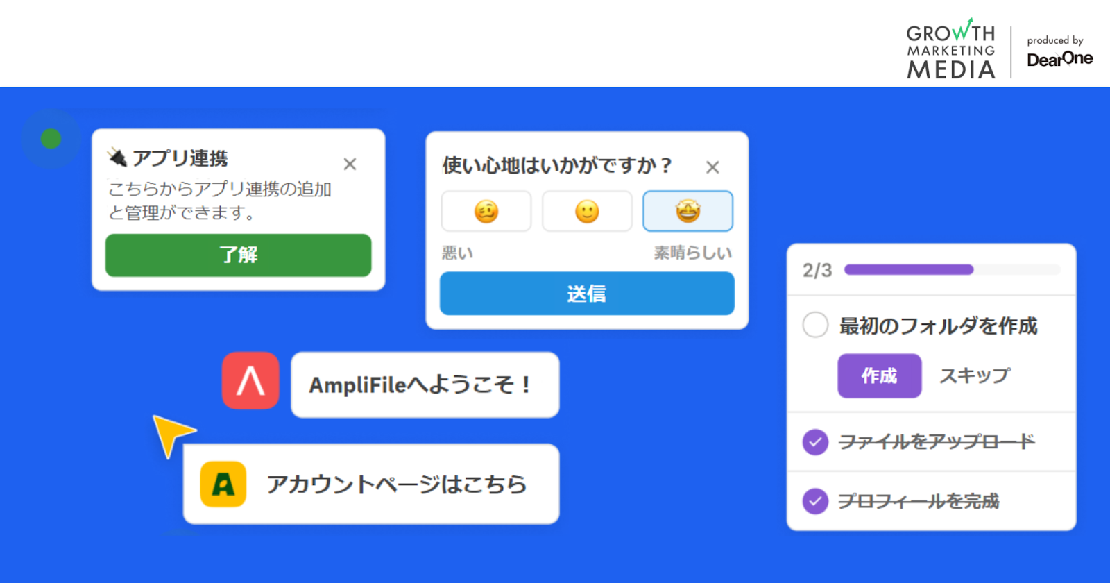 「ガイド＆サーベイ」機能